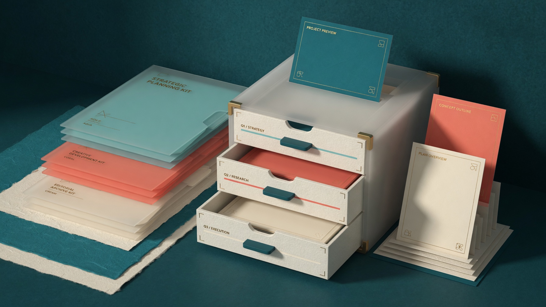 Private local planning library represented by a protected folder
